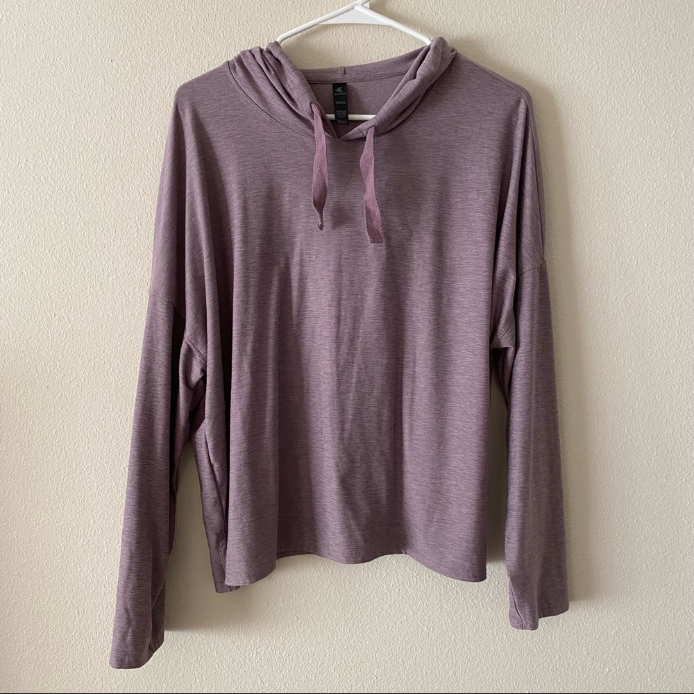 Purple hoodie